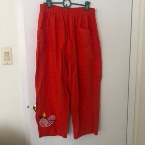 Fashion Brand Company Red Painters Pant